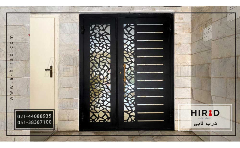 درب لابی مدرن فلزی کد 135